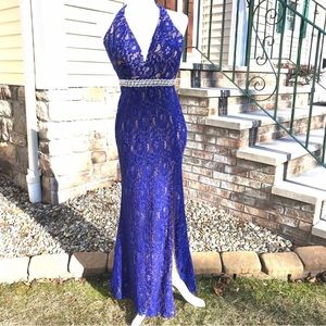 NWT Lace overlay Prom/Evening gown